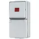 JUNG 676 KOW combinatie wisselschakelaar /wandcontactdoos randaarde met controleverlichting opbouw IP44 WG600