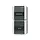 JUNG 876 NAW combinatie wandcontactdoos en schakelaar IP44 verticaal met tekstvensters WG800