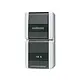 JUNG 876 NAW combinatie wandcontactdoos en schakelaar IP44 verticaal met tekstvensters WG800