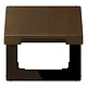JUNG ME 2990 KL AT klapdeksel voor wandcontactdoos en centraaldelen van 50 x 50 mm LS990 messing antiek