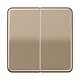 JUNG CD 595 GB schakelwip 2-voudig CD500 goud brons