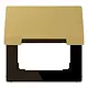 JUNG ME 2990 KL C klapdeksel voor wandcontactdoos en centraaldelen van 50 x 50 mm LS990 messing klassiek