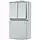 JUNG 675 W combinatie serieschakelaar/wandcontactdoos randaarde dubbele wip opbouw IP44 WG600