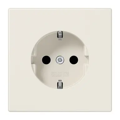 JUNG LS 1520 N wandcontactdoos randaarde LS990 creme