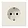 JUNG LS 1520 N wandcontactdoos randaarde LS990 creme