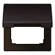 JUNG AL 2990 KL D klapdeksel voor wandcontactdoos en centraaldelen van 50 x 50 mm LS990 dark gelakt aluminium
