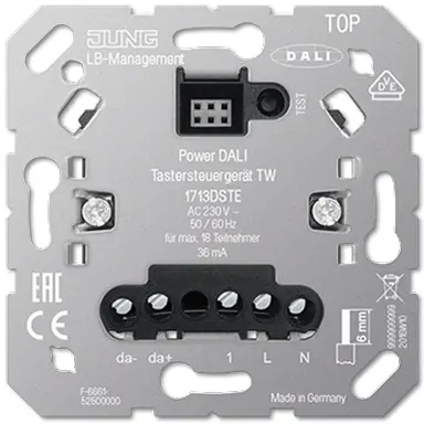 JUNG 1713 DSTE Power DALI-taststuureenheid Tunable White