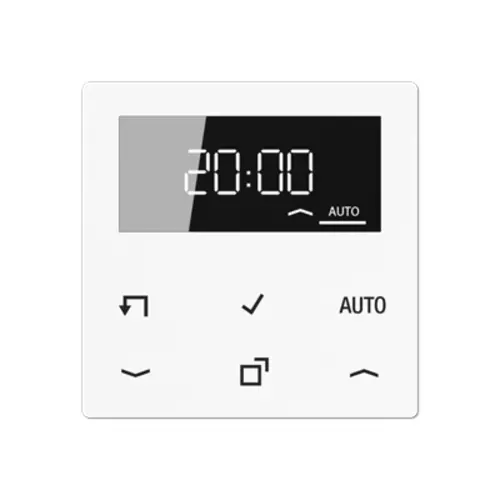 JUNG A 1750 D WW timer standaard met display A-range alpine wit