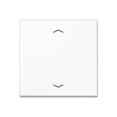 JUNG A 1700 P WW knop met pijlsymbolen tbv elektronische jaloezieactor A-range alpine wit
