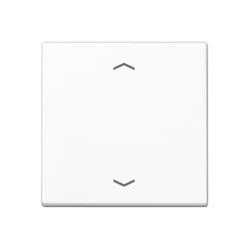 JUNG A 1700 P WW knop met pijlsymbolen tbv elektronische jaloezieactor A-range alpine wit