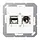 JUNG MMD A 4521 WW smart tv aansluitdoos A-range alpine wit