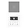 JUNG DAB LS1 BT WW smart radio DAB+ Bluetooth set met 1 luidspreker LS990 alpine wit