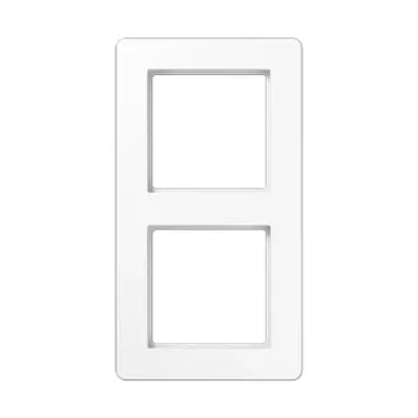 JUNG AF 582 BF WW afdekraam 2-voudig A Flow alpine wit