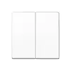 JUNG AS 1702 WW dimmerknop 2-voudig serietastdimmer AS500 alpine wit