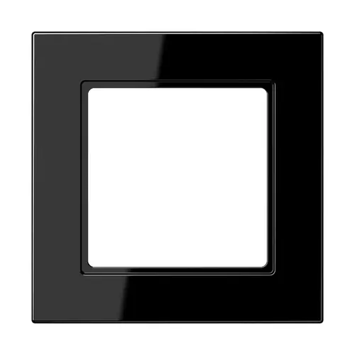 JUNG A 5581 BF SW afdekraam 1-voudig A550 zwart