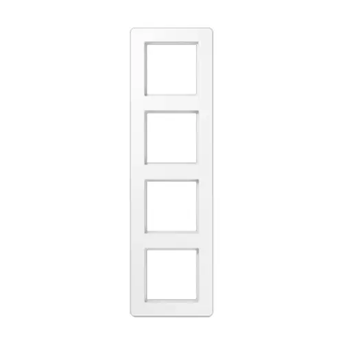JUNG AF 584 BF WW afdekraam 4-voudig A Flow alpine wit