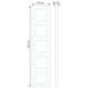 JUNG AF 585 BF AL afdekraam 5-voudig A flow aluminium