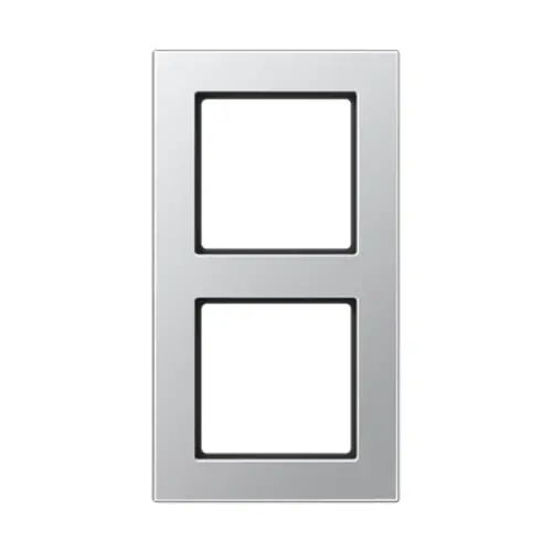 JUNG A 5582 BF AL afdekraam 2-voudig A550 aluminium