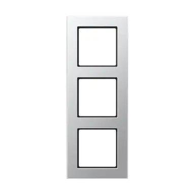 JUNG A 5583 BF AL afdekraam 3-voudig A550 aluminium