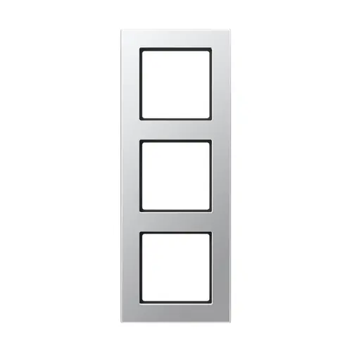 JUNG A 5583 BF AL afdekraam 3-voudig A550 aluminium