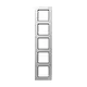 JUNG A 5585 BF AL afdekraam 5-voudig A550 aluminium