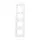 JUNG A 5584 BF WW afdekraam 4-voudig A550 alpine wit