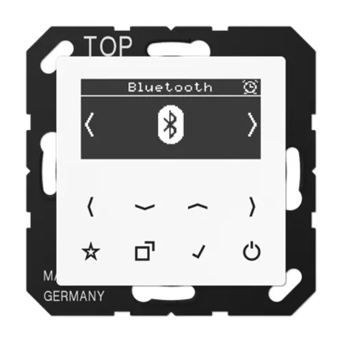 JUNG DAB A BT WW smart radio DAB+ Bluetooth zonder luidspreker A-range alpine wit