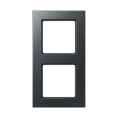 JUNG A 5582 BF ANM afdekraam 2-voudig A550 antraciet mat