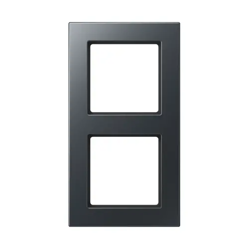 JUNG A 5582 BF ANM afdekraam 2-voudig A550 antraciet mat
