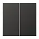 JUNG AL 1702 AN dimmerknop 2-voudig serietastdimmer LS990 antraciet gelakt aluminium
