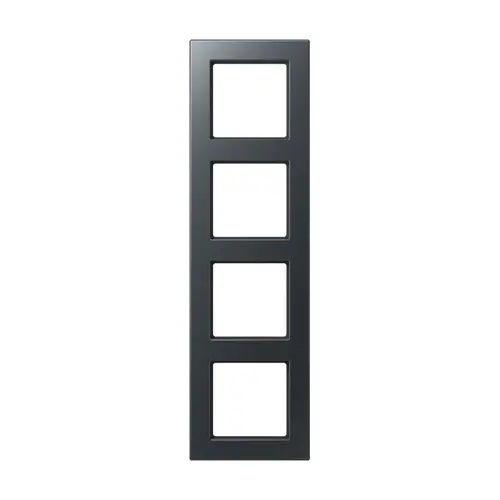 JUNG A 5584 BF ANM afdekraam 4-voudig A550 antraciet mat