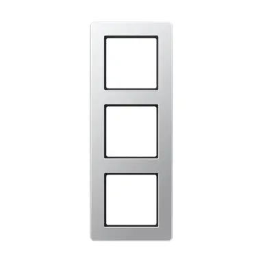 JUNG AF 583 BF AL afdekraam 3-voudig A Flow aluminium