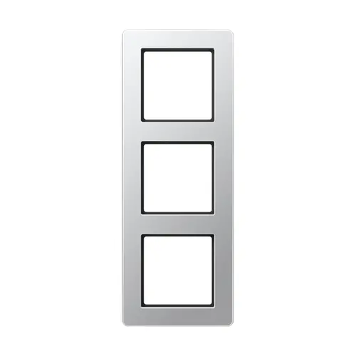 JUNG AF 583 BF AL afdekraam 3-voudig A Flow aluminium