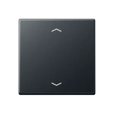 JUNG A 1700 BFP ANM knop met pijlsymbolen tbv elektronische jaloezieactor A-range antraciet mat