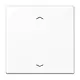 JUNG LS 1700 P WW jaloezieknop tbv elektronische jaloezieactor LS990 alpine wit