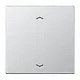 JUNG AL 1700 P jaloezieknop tbv elektronische jaloezieactor LS990 aluminium