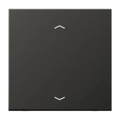 JUNG AL 1700 P AN jaloezieknop tbv elektronische jaloezieactor LS990 antraciet gelakt aluminium