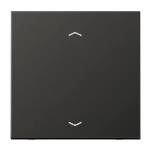 JUNG AL 1700 P AN jaloezieknop tbv elektronische jaloezieactor LS990 antraciet gelakt aluminium