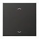 JUNG AL 1700 P AN jaloezieknop tbv elektronische jaloezieactor LS990 antraciet gelakt aluminium
