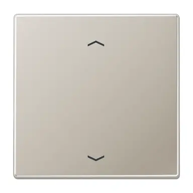 JUNG ES 1700 P jaloezieknop tbv elektronische jaloezieactor LS990 edelstaal