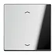 JUNG GCR 1700 P jaloezieknop tbv elektronische jaloezieactor LS990 glanzend chroom