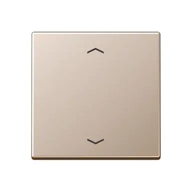 JUNG A 1700 P CH knop met pijlsymbolen tbv elektronische jaloezieactor A-range champagne