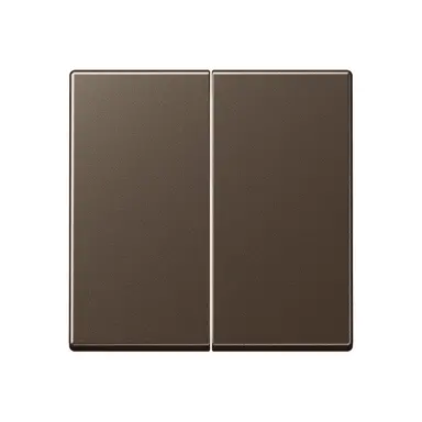 JUNG A 1702 MO dimmerknop 2-voudig serietastdimmer A-range mokka