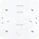 JUNG 328 WW bodemplaat enkelvoudig AP600 alpine wit