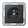 JUNG A 1520 FBFKI ANM wandcontactdoos penaarde Safety+ A-range antraciet mat