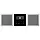 JUNG DAB AL2 BT smart radio DAB+ Bluetooth set met 2 luidsprekers LS990 aluminium