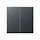 JUNG A 1702 BF ANM dimmerknop 2-voudig serietastdimmer A-range antraciet mat