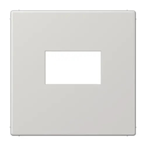 JUNG LS 1969 USB LG centraalplaat USB-lader met klikbevestiging LS990 lichtgrijs