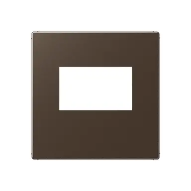 JUNG A 1569 USB MO centraalplaat USB-lader met klikbevestiging A-range mokka