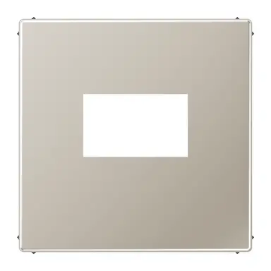 JUNG ES 1969 USB centraalplaat USB-lader met klikbevestiging LS990 edelstaal